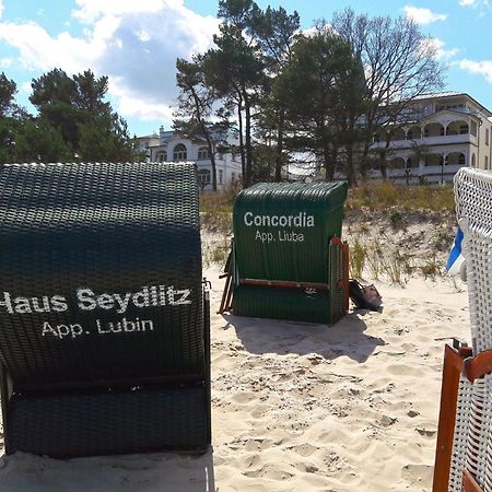 Haus "Seydlitz" In Binz - Wg15 "Lubin" Mit Terrasse Strandnah Exteriör bild