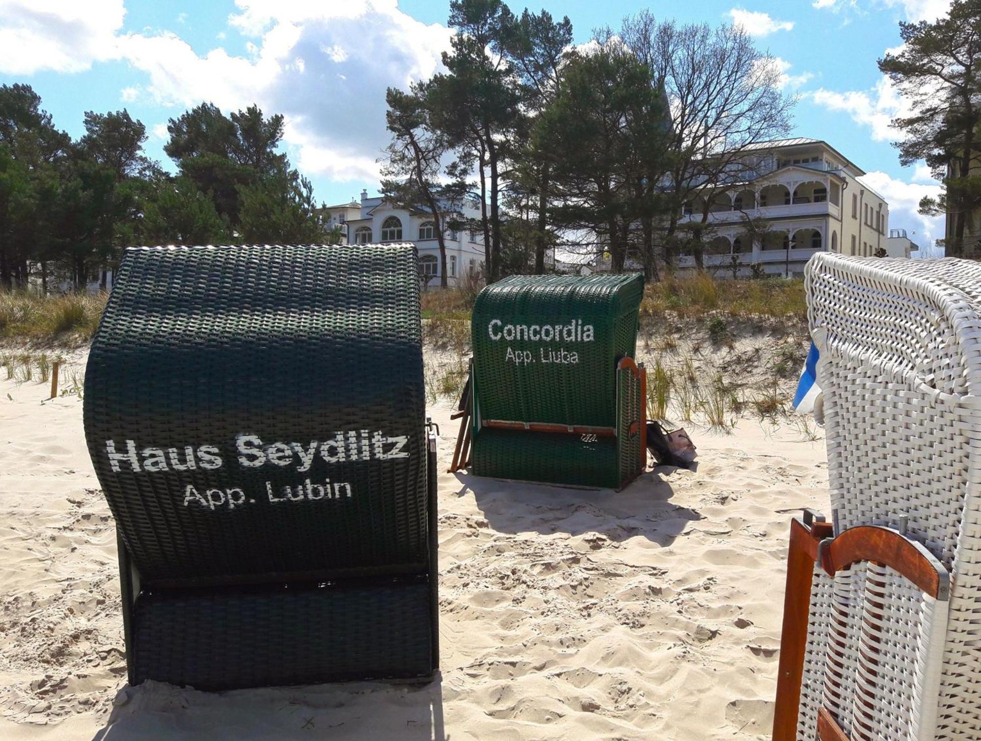 Haus "Seydlitz" In Binz - Wg15 "Lubin" Mit Terrasse Strandnah Exteriör bild
